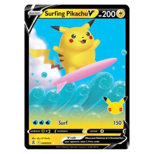 Surfing Pikachu V 8/25 - Celebrations