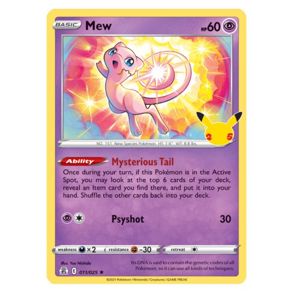 Mew 11/25 - Celebrations Mew 11/25 - Celebrations