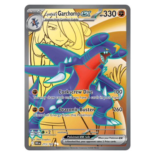 Cynthia's Garchomp ex 215/182 - Destined Rivals