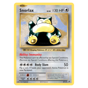 Snorlax XY179/211 - XY Black Star Promos